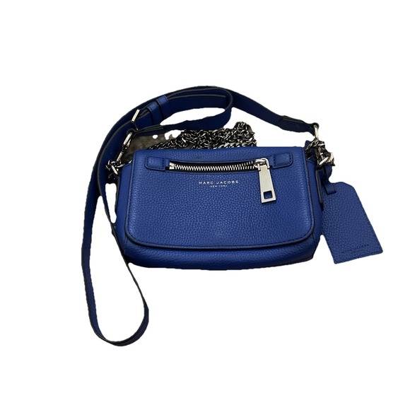 Dark Blue Marc Jacob's New York Leather Crossbody - Picture 3 of 10